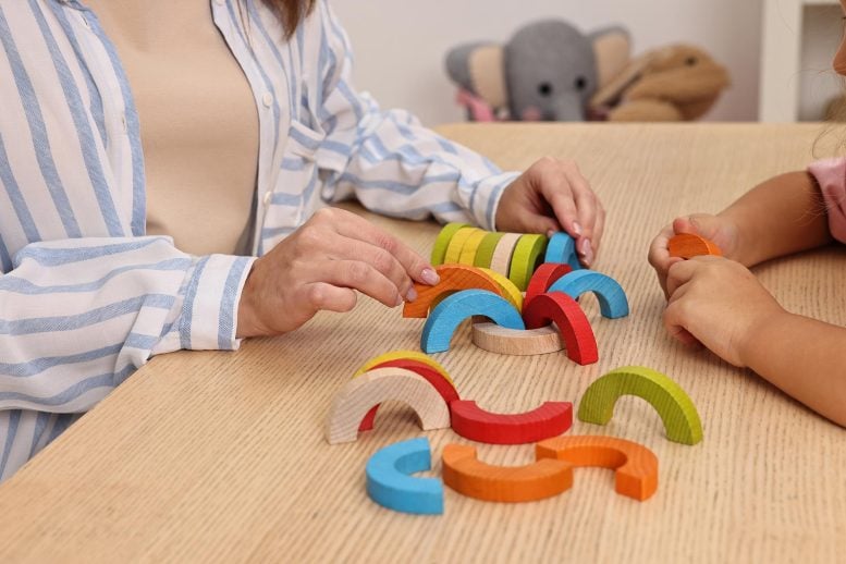 Autism Therapy Psychologist Little Child