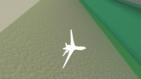 Autopilot Simulated Jet Aircraft
