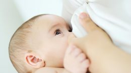 Baby Drinking Breast Milk