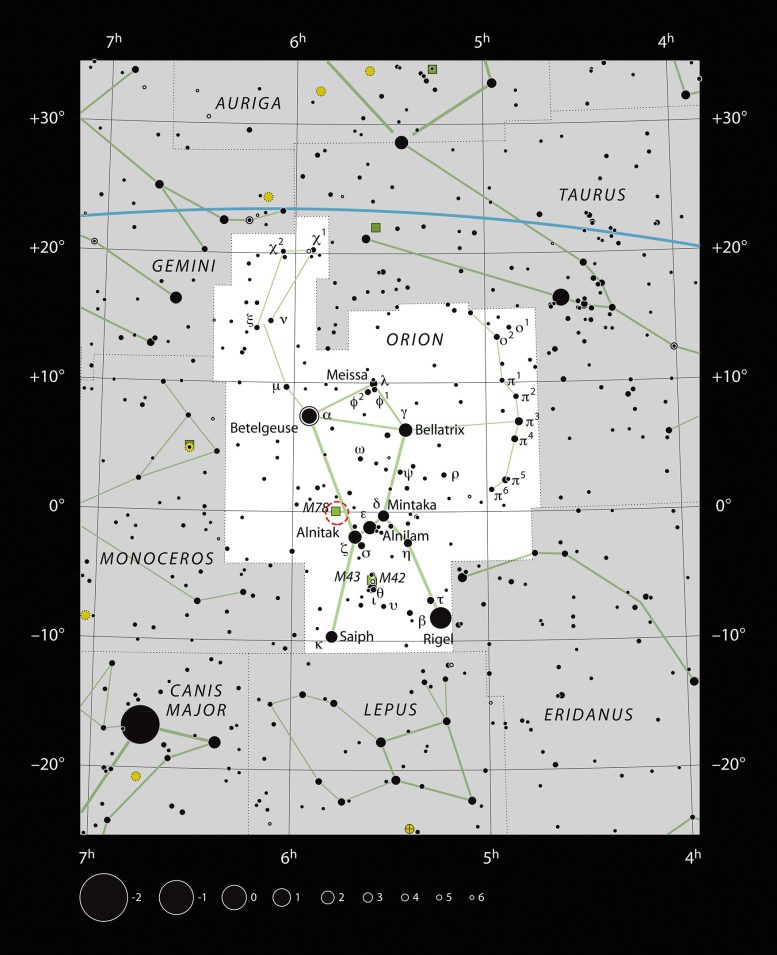 Baby Star HOPS-315 in the Constellation Orion