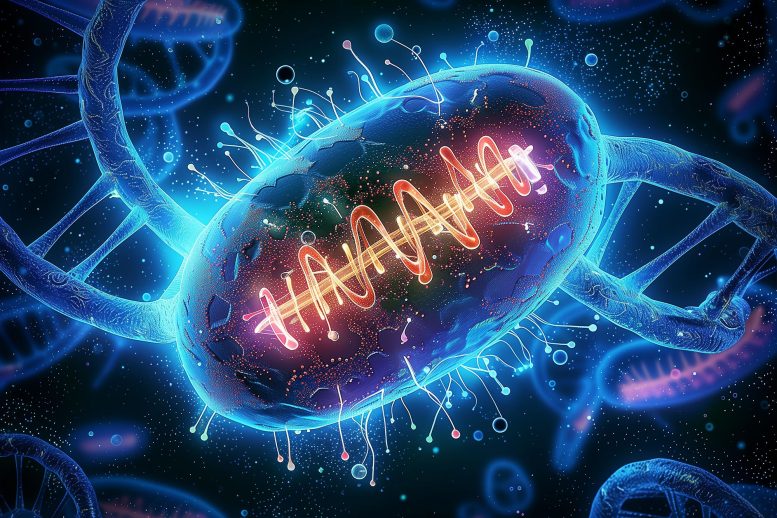 Bacteria Genetics RNA Art Concept Illustration