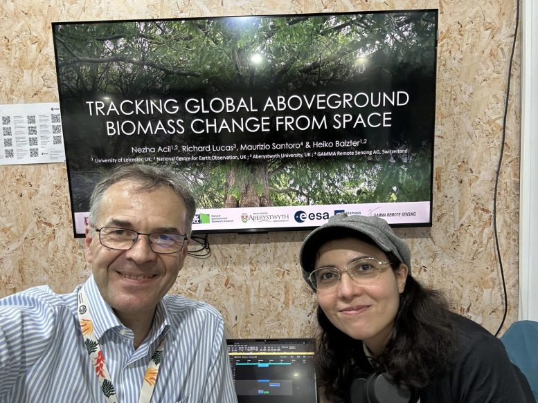 Balzter and Acil Presenting Biomass Research