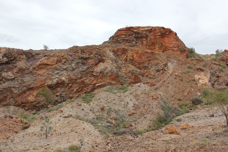 Barite Quarry in the Dresser Formation of the Pilbara Craton