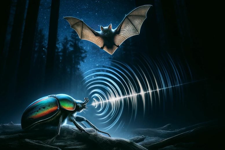 Cómo los escarabajos tigre utilizan el mimetismo para superar a los murciélagos
