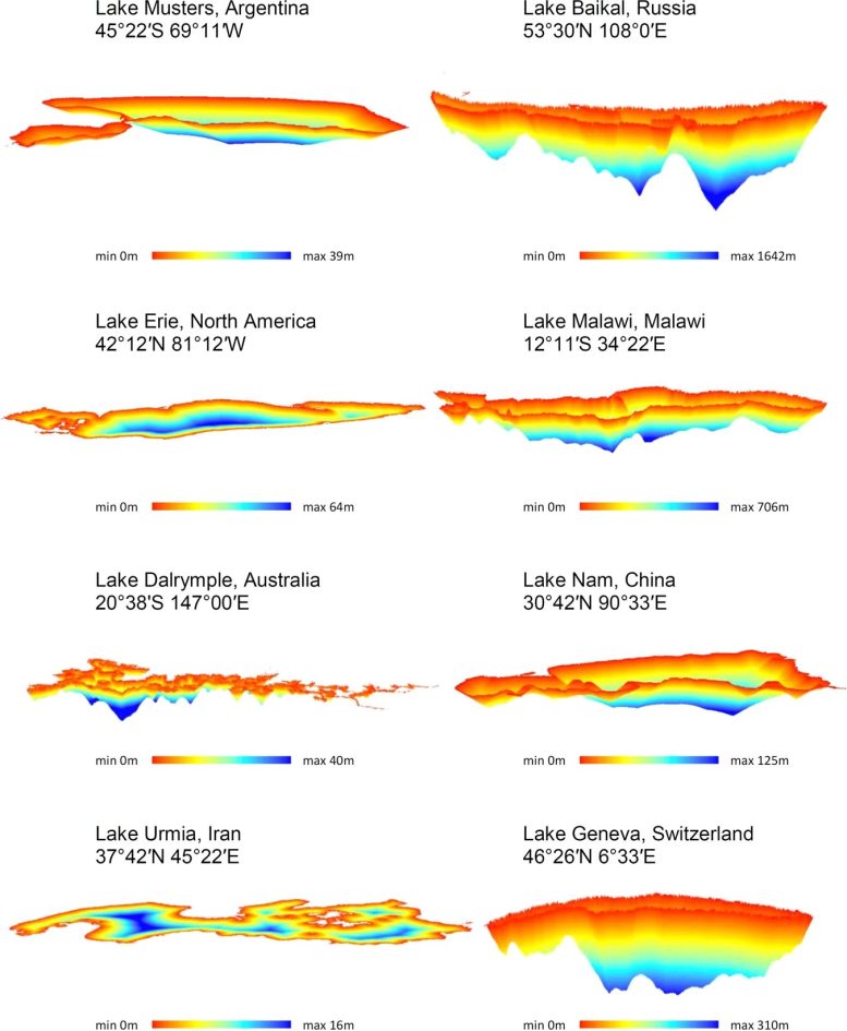 Bathymetric Maps GLOBathy Dataset