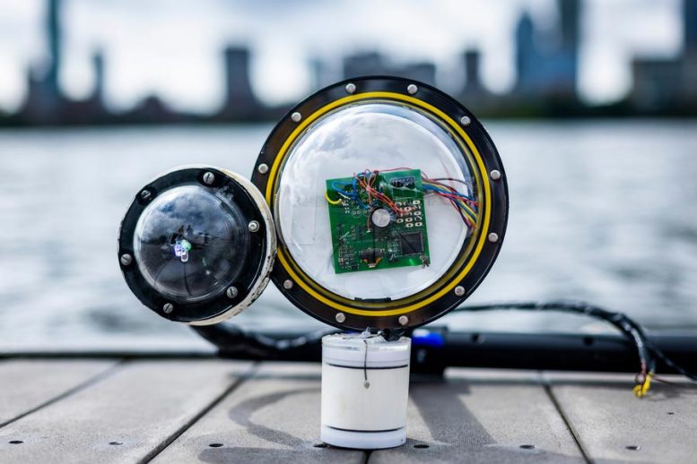 Battery-Free, Wireless Underwater Camera