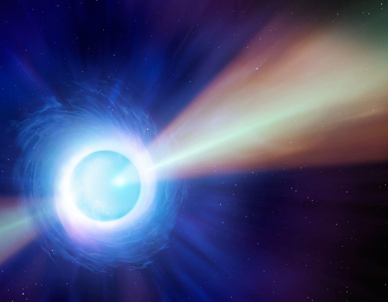 Beam of Light From First Confirmed Neutron Star Merger