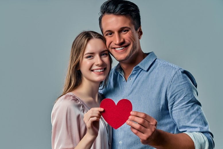 Beautiful Romantic Couple Heart Love