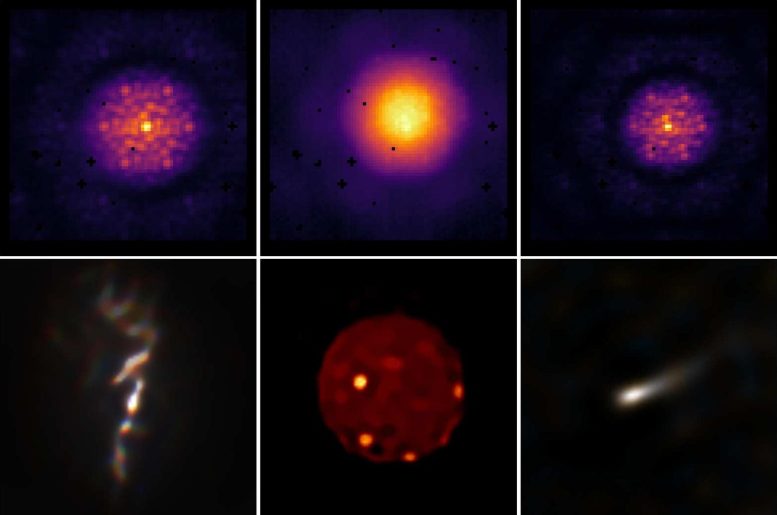 Before and After Sharpening JWST Images