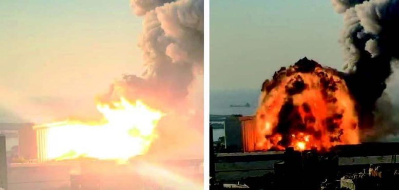 Beirut Explosion Fireball