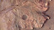 Belva Crater Mars Close Up