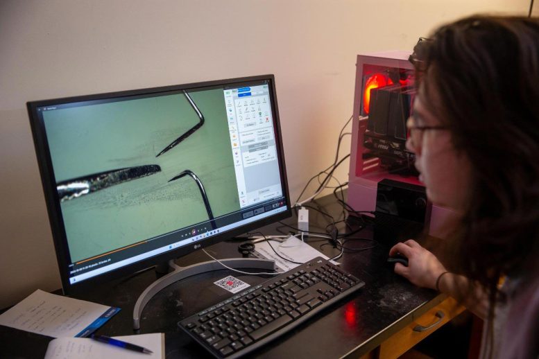 Ben Miller Manipulating Lab Grown Crystals