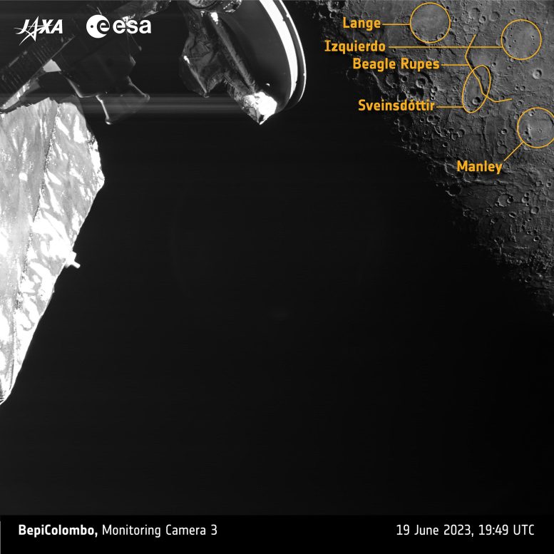 BepiColombo Mercury Out of the Shadow Annotated