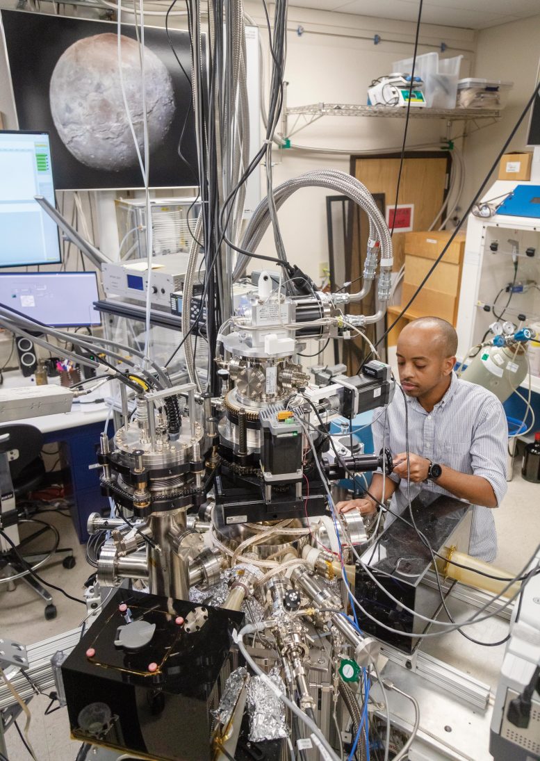 Bereket Mamo Conducts a Laboratory Experiments