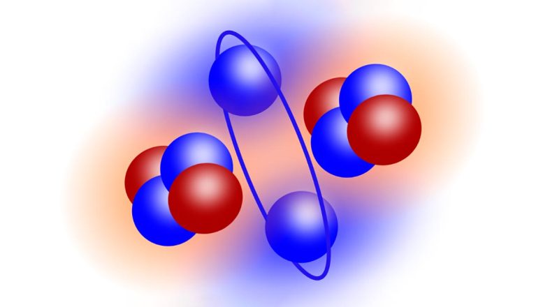 Beryllium-10 Nucleus Molecular Structure