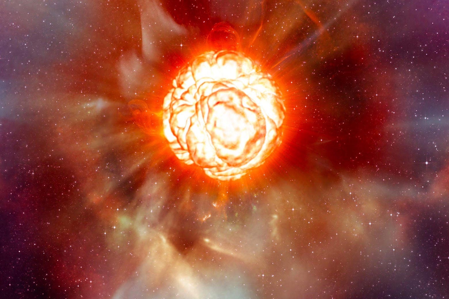 Le stelle massicce avvertono che stanno per raggiungere una supernova