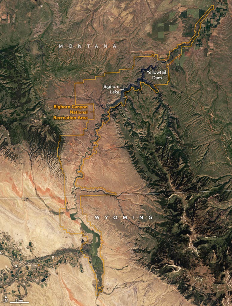 Bighorn Canyon National Recreation Area 2024 Annotated