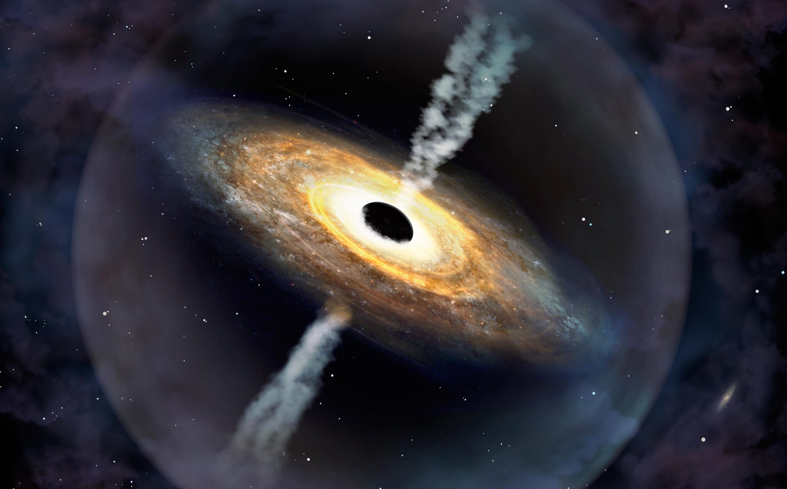 Ancient black hole challenges our view of the early Universe - Big