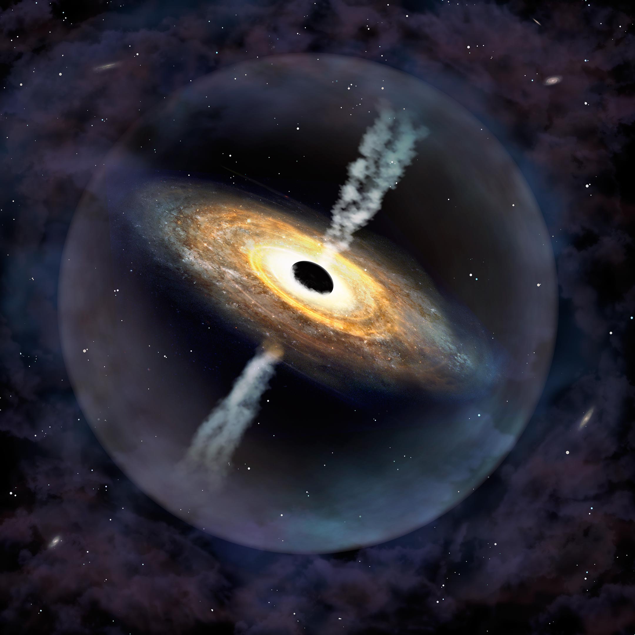 Monster Billion Solar Mass Black Hole Found in the Early Universe