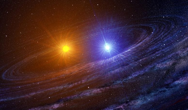 Binary System of a Red Giant Star and a Younger Companion