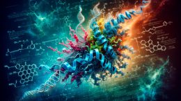 Biochemistry Protein Art Concept
