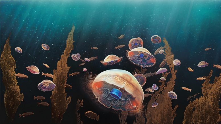 Bionic Jellyfish Illustration