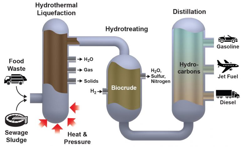 Biowaste to Biofuel Process