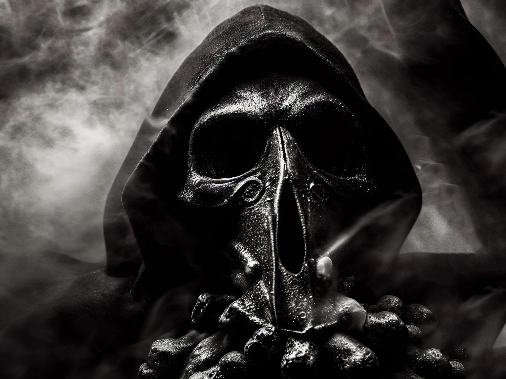 Black Death Plague Concept