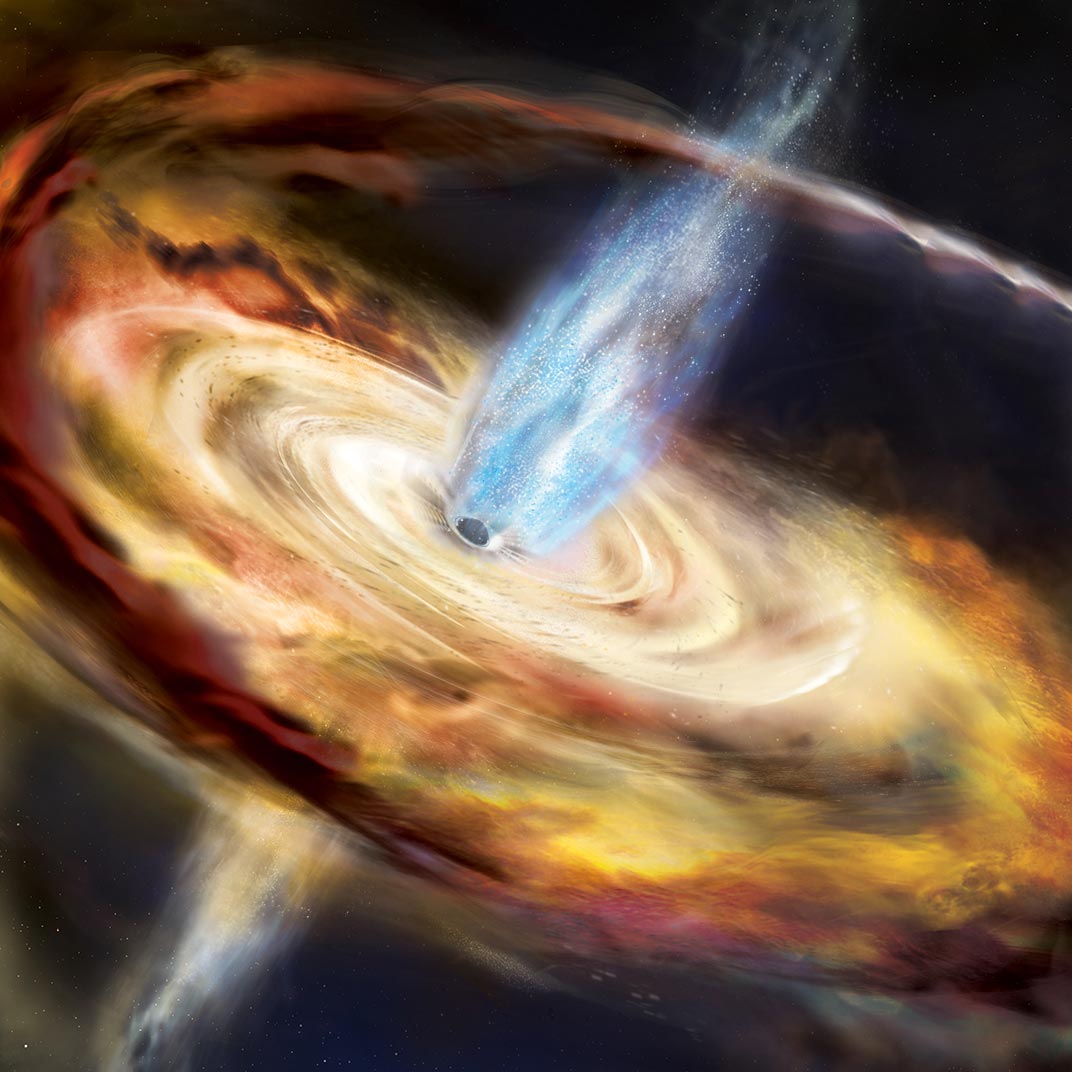 Celebración de agujeros negros descubiertos en la telaraña galáctica