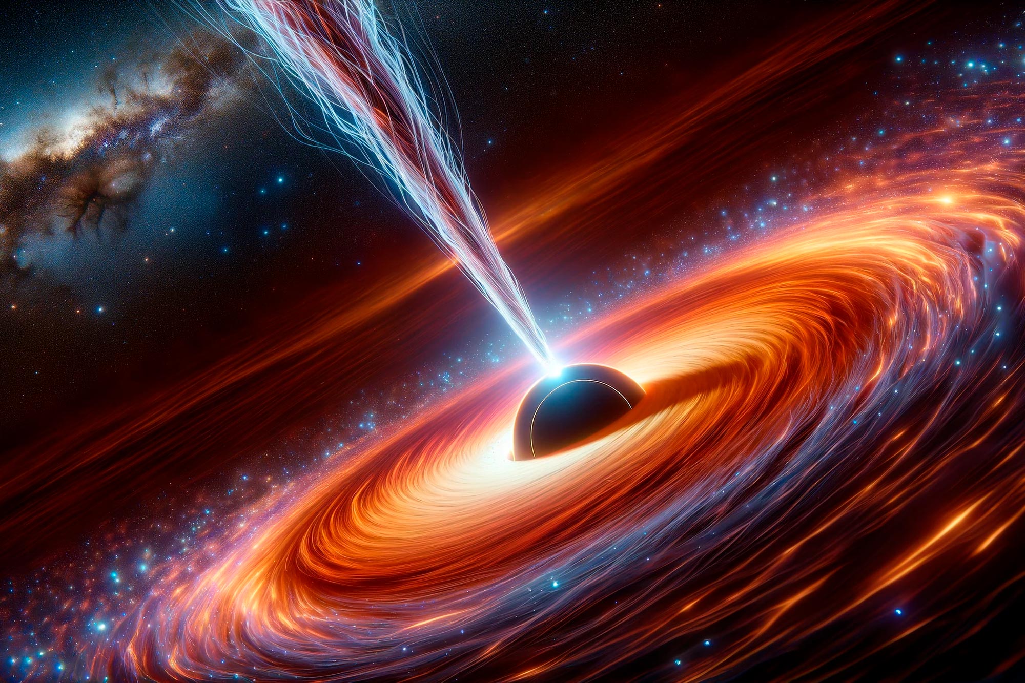 Ahli astrofisika Princeton mengungkap misteri jet lubang hitam dan 'pedang cahaya' galaksi