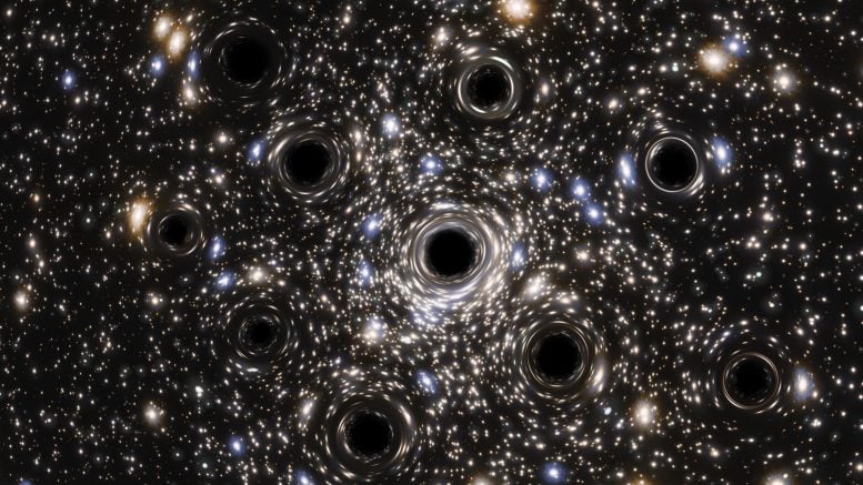 Concentración de agujeros negros en NGC 6397