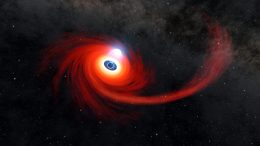 Black Hole Destroys a Star (Illustration)