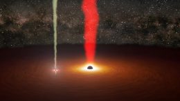 Black Hole Pair Illustration