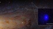 Black Hole Pair Photobombs Andromeda Galaxy