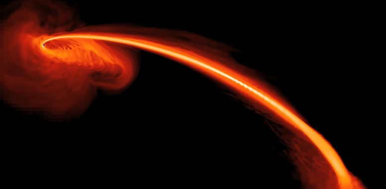 Black Hole Shredding Star