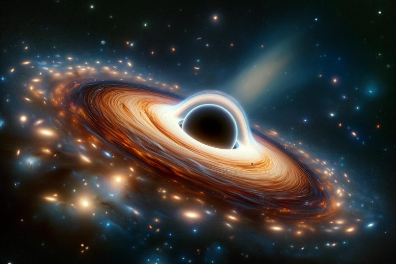 Black Hole Star Formation Art Concept