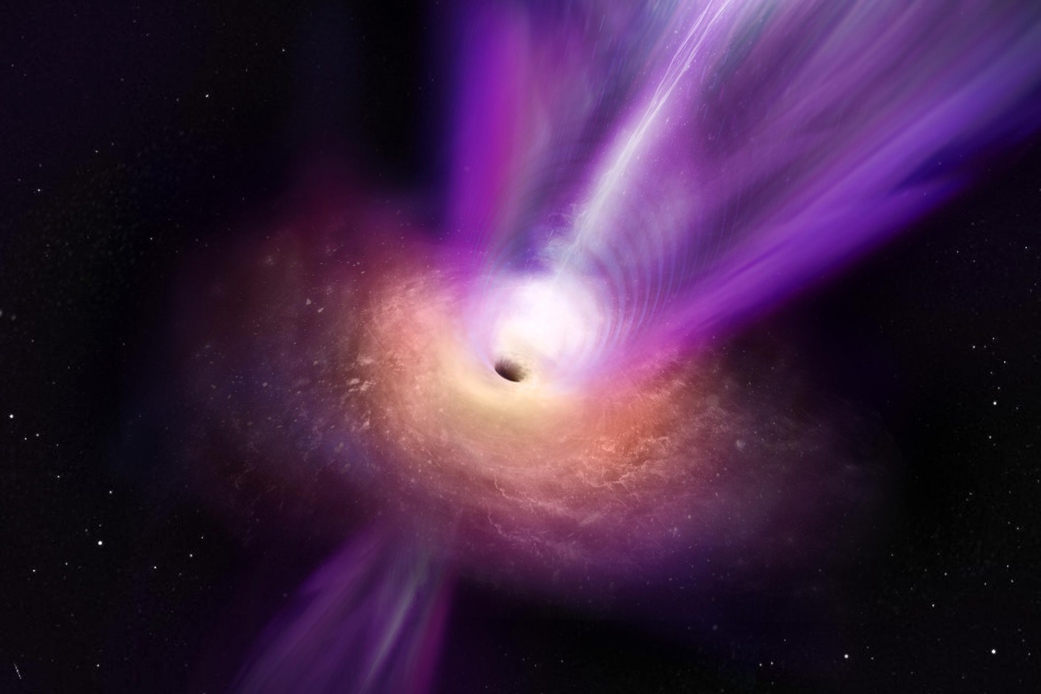 M87銀河強力ジェットのブラックホール