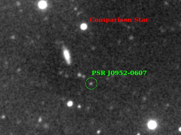 Black Widow Pulsar PSR J0952-0607