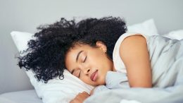 Black Woman Sleeping