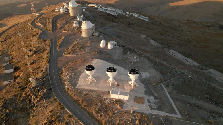 BlackGEM Telescopes From Air