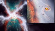 Blast Wave From a Supernova Colliding With the Molecular Cloud Filament