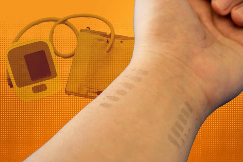 Blood Pressure Electronic Tattoo