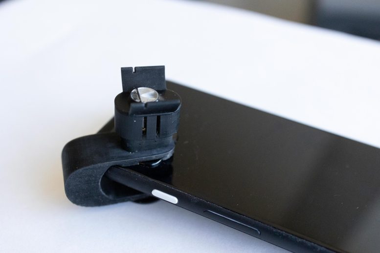 Blood Pressure Monitoring Cell Phone Clip