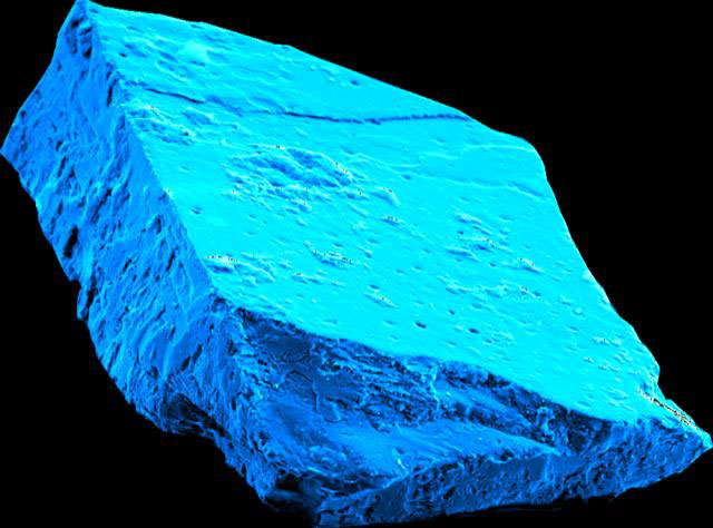 Blue Crystals in Meteorites