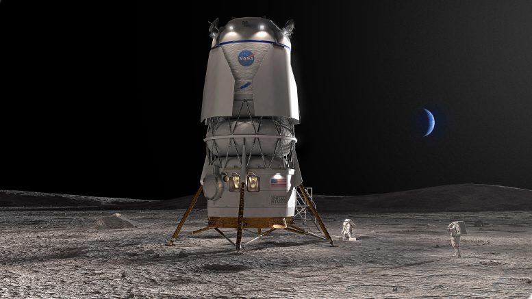 Blue Moon Lander Illustration