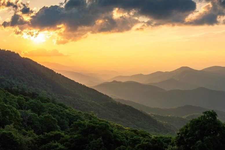 Blue Ridge Mountains Sunrise Appalachian Highlands