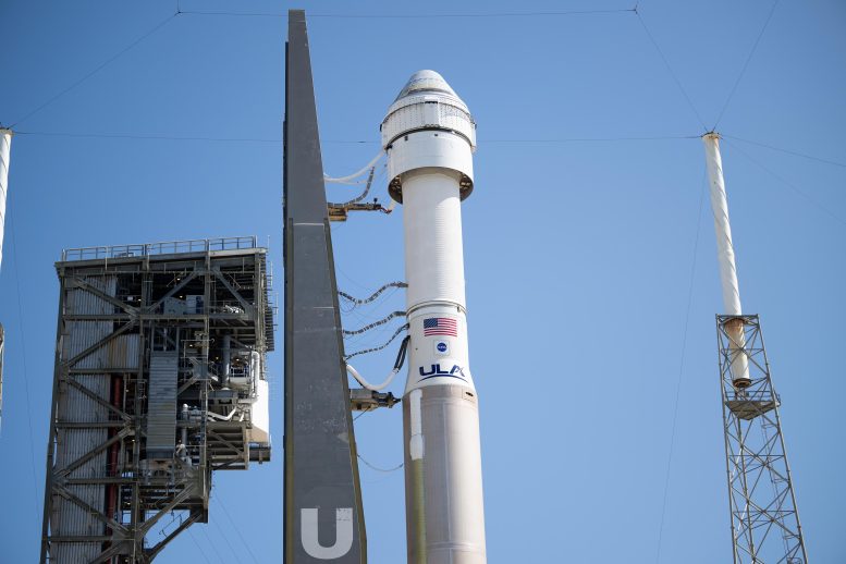 Boeing CST-100 Starliner Spacecraft Atop United Launch Alliance Atlas V Rocket