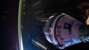 Boeing Starliner Spacecraft Docked to the Harmony Module Long-Duration Photograph