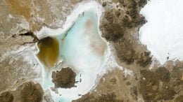 Bolivian Salt Flats From Space