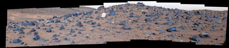 Boulder Field on “Mount Washburn” on Mars